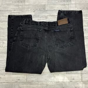 Riders by Lee | Black Straight Denim Jeans | 34x29